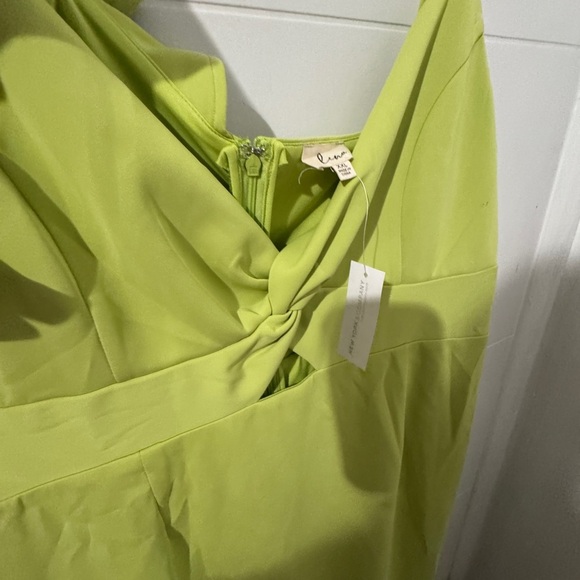 NY&C Lime Green Ruffle Dress – NWT XXL - Picture 5 of 12